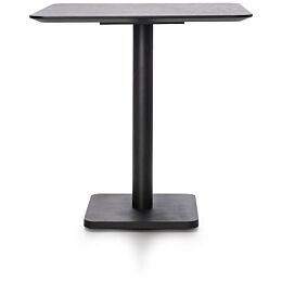 Brest Bistrotafel Stone Anthracite 75X75cm - Zwart
