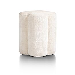 Poef Flower Creme