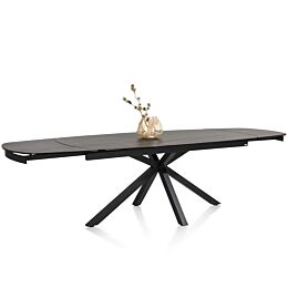 Uitschuiftafel Montello 200x100 Cm Zwart