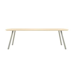 Eetkamertafel Niora Rechthoek 270x100 Cm Silk Grey Naturel
