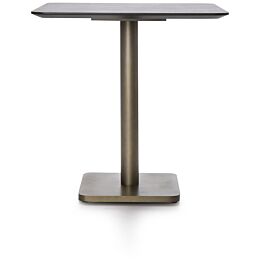 Brest Bistrotafel Stone Rust 75X75cm - Goud