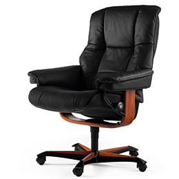 Stressless Mayfair Home Office Zwart Leer