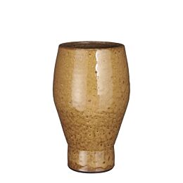 Merle pot op voet oker h28xd17cm
