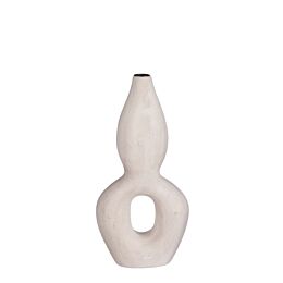 Dago kandelaar wit - l16,5xb8xh35cm