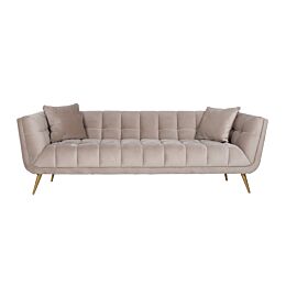 Richmond Interiors Bank Huxley Khaki Velvet 