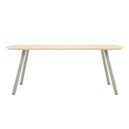 Eetkamertafel Niora Rechthoek 210x100 Cm Silk Grey Naturel