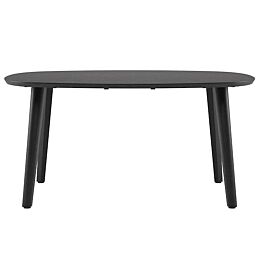 Eetkamertafel Odda Deens Ovaal 160x125 cm Onyx