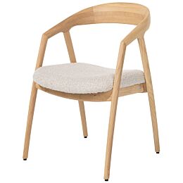 Armstoel Dante Naturel Creme