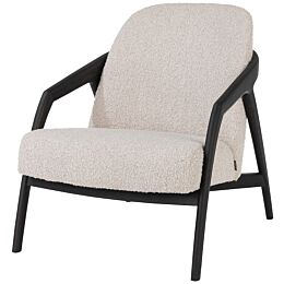 Fauteuil Dante Eik Antraciet Creme