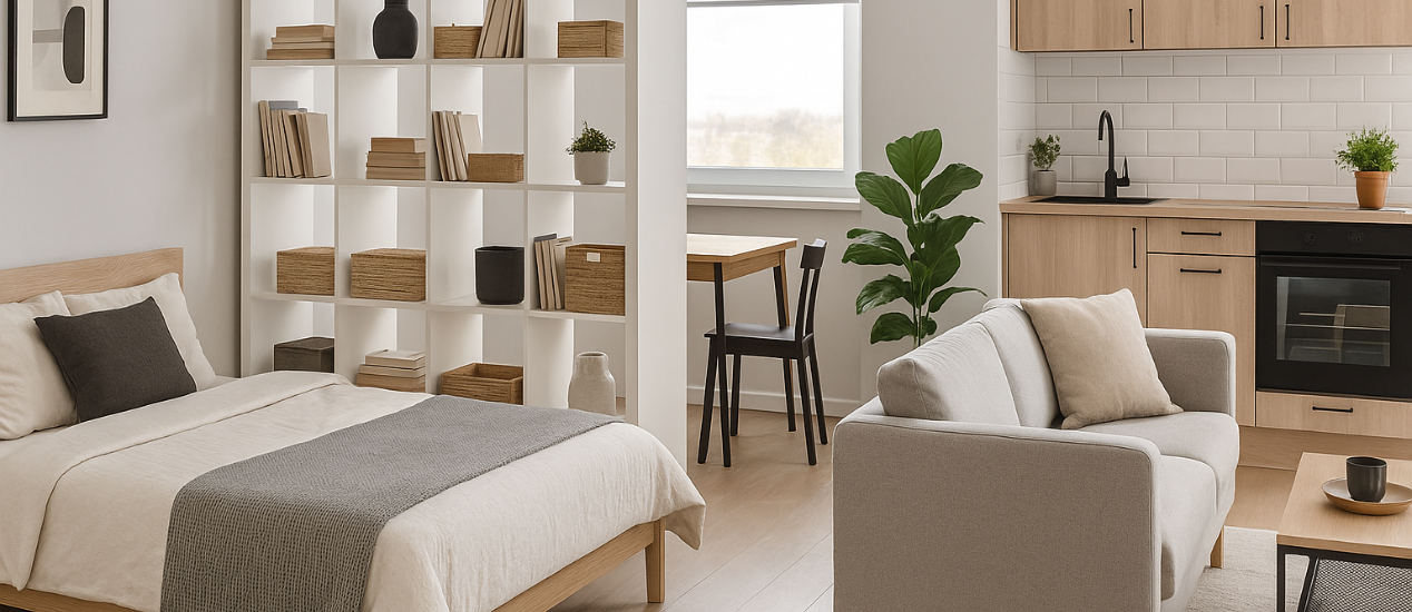 Tips voor het inrichten van een studio: klein wonen, groots genieten!