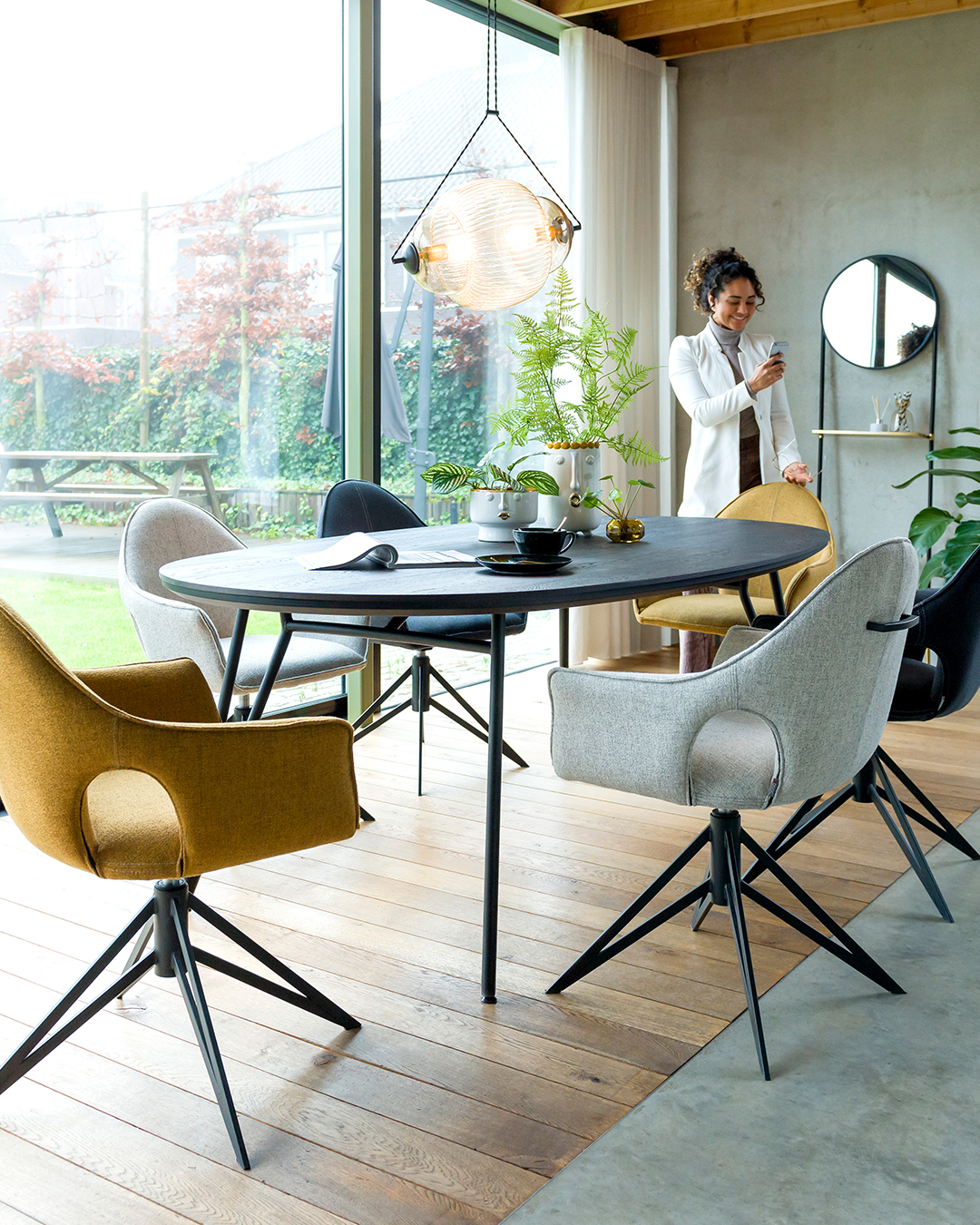 ronde eetkamertafel trend